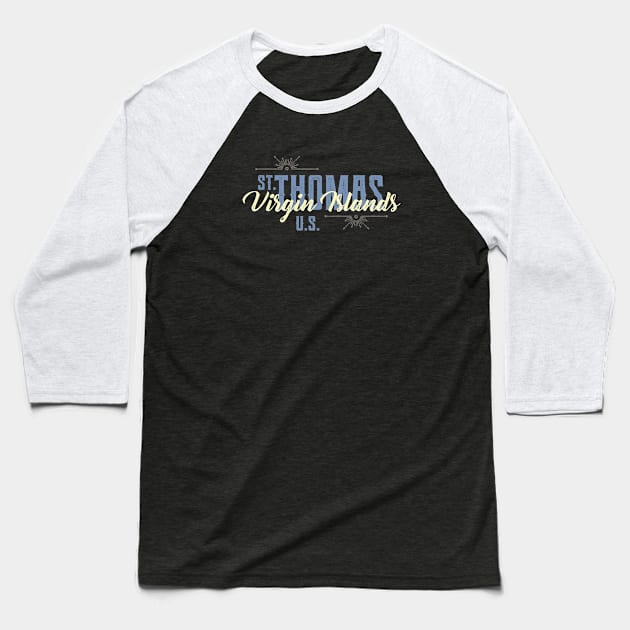 Virgin Islands / St. Thomas Baseball T-Shirt by attadesign